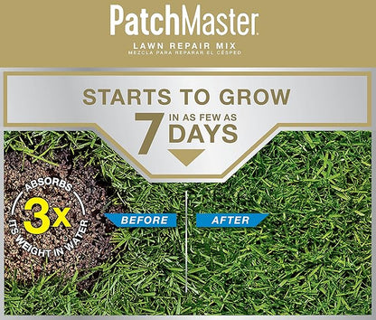 Scotts PatchMaster Lawn Repair Mix Southern Gold Mix for Tall Fescue Lawns, Grass Seed, Fertilizer, and Mulch, 4.75 lbs.