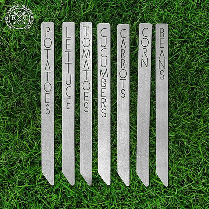 Garden Markers – Custom Metal Plant Stakes with Labels | 70+ Design Options | Personalized Garden Signs | Rust-Resistant Powder Coat Finish | Made in USA