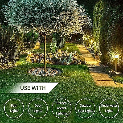 Wirefy 12/2 Low Voltage Landscape Wire 250 ft | Low Voltage Landscape Lighting Wire | Pure Copper | Outdoor Direct Burial | 12-Gauge 2-Conductor 250 Feet | UL Listed