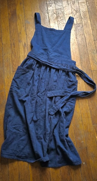 Cute Retro Cotton Linen X-Back Aprons Home Garden
